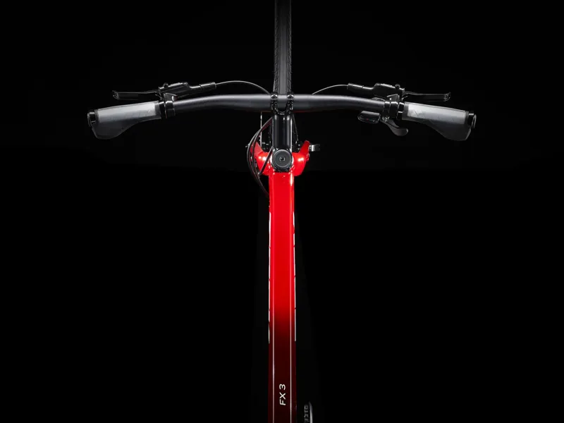 Trek FX 3 Disc Hybrid Bike - Viper Red/Cobra Blood Fade-4