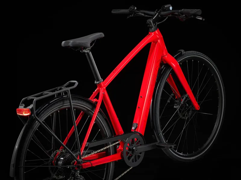 Trek FX+ 2 252 Electric Hybrid Bike - Viper Red