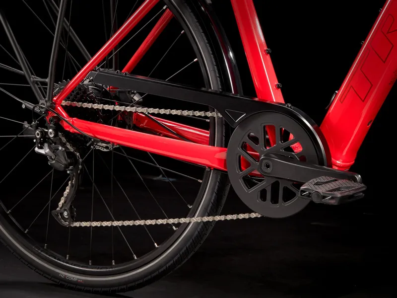 Trek FX+ 2 252 Electric Hybrid Bike - Viper Red