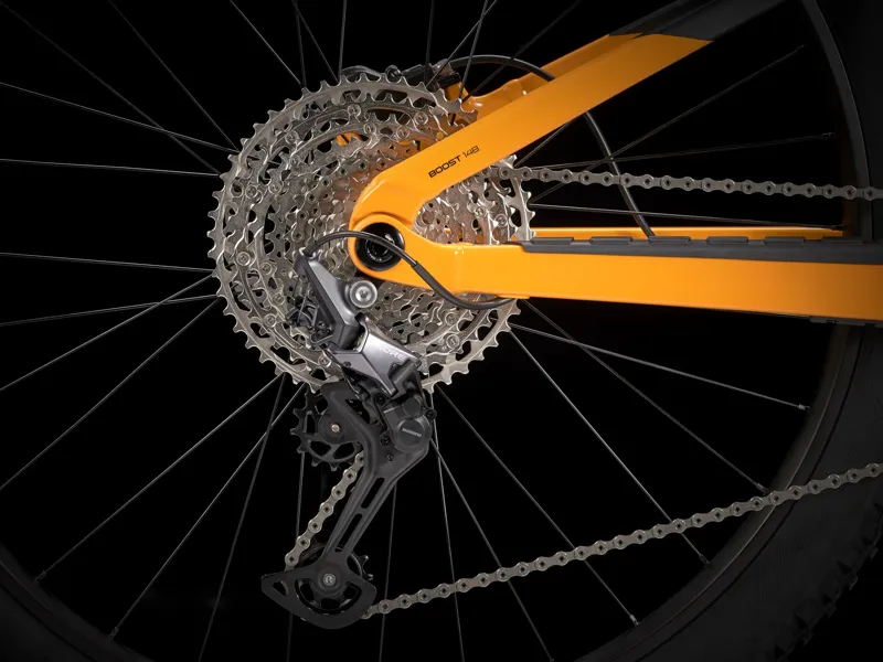 Trek Fuel EX 5 Gen 5 27.5/29er 2023 Full Suspension MTB - Grey/Marigold-2