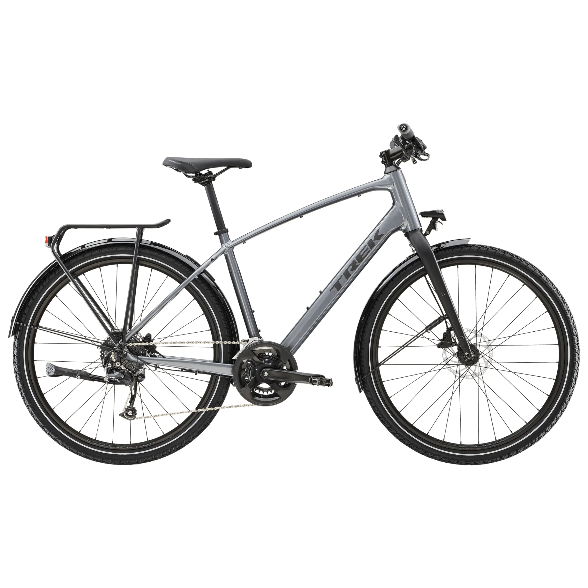 Trek Dual Sport 2 Equipped Gen 5 Hybrid Bike Galactic Grey