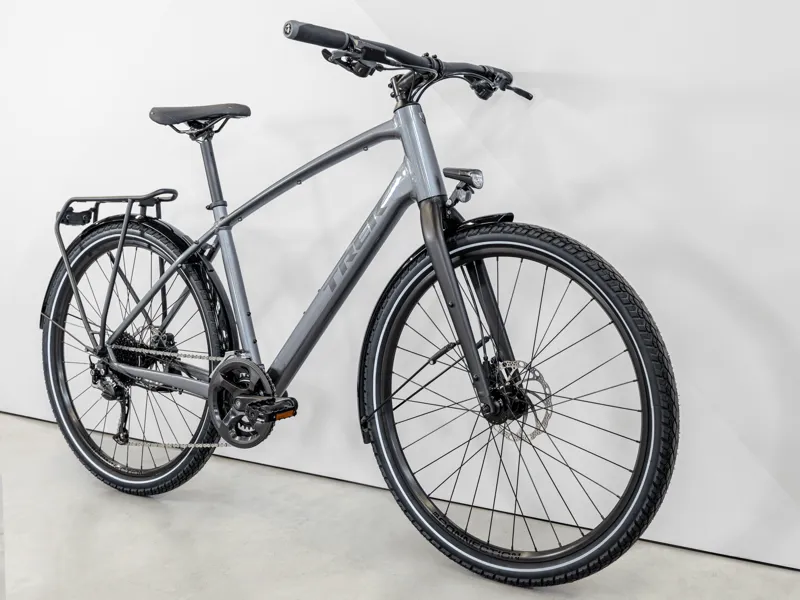 Trek Dual Sport 2 Equipped Gen 5 Hybrid Bike - Galactic Grey-1