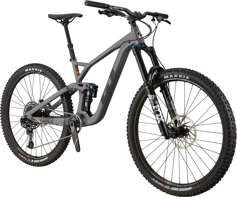 GT Force Expert 29er 2022 Full Suspension Mountain Bike - Wet Cement-1