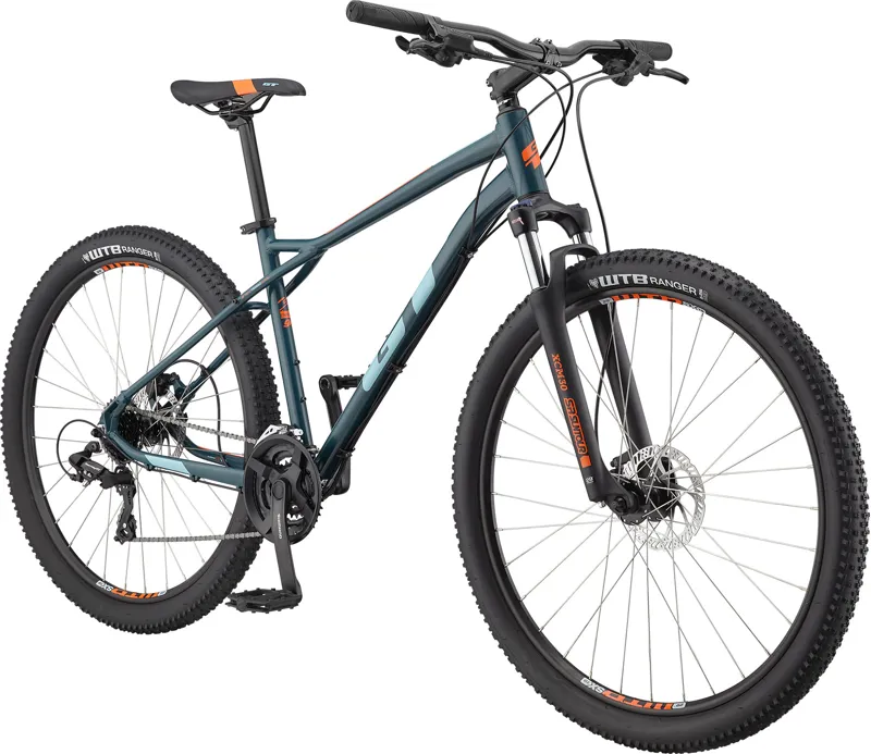 GT Aggressor Expert 27.5/29er 2022 Hardtail Mountain Bike - Slate Blue-1
