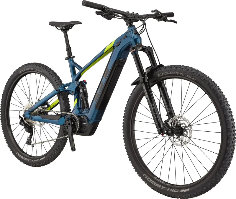 GT Force GTE Current 29er 2023 Electric Mountain Bike Deep Teal