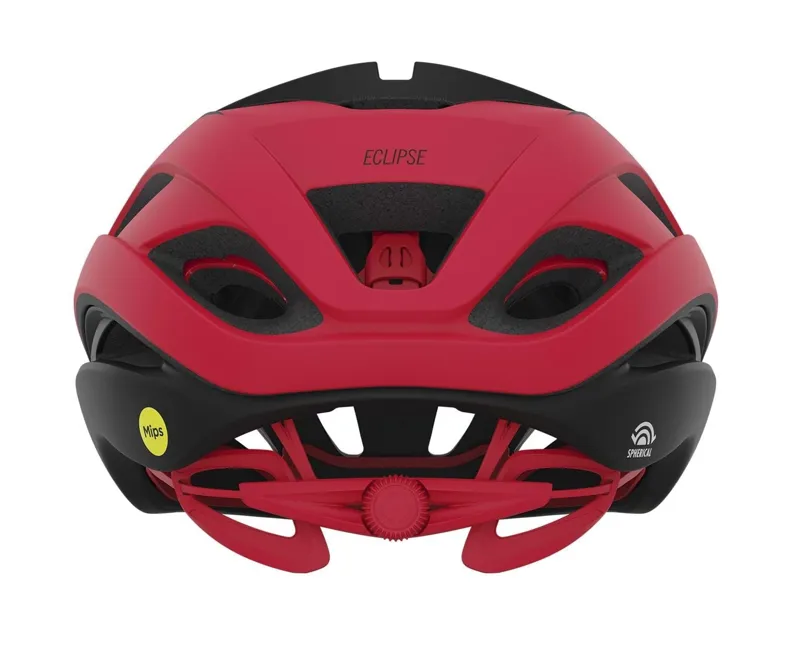 Giro Eclipse Spherical Mips Road Helmet - Black/White/Red-3
