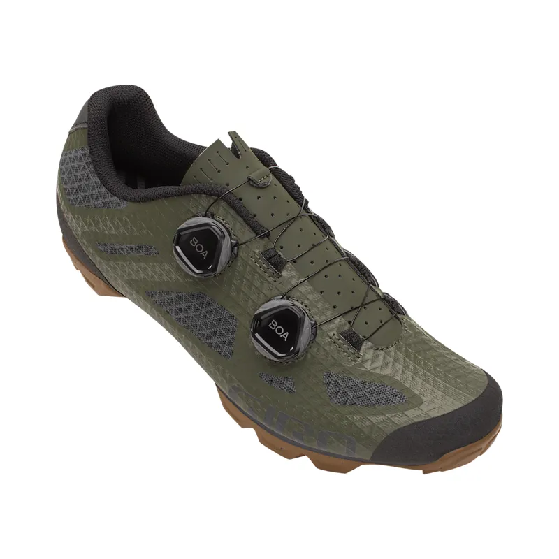 Giro Sector MTB Cycling Shoes - Olive/Gum