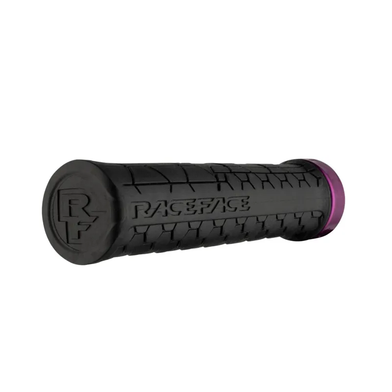 Race Face Getta Grip Lock-On MTB Grips - Black/Purple
