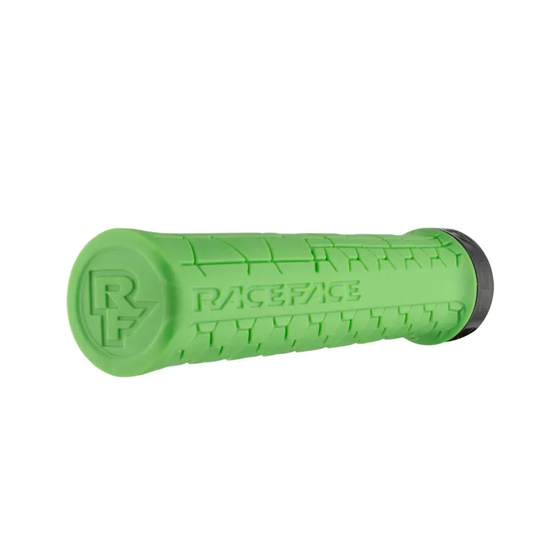 Race Face Getta Grip Lock-On MTB Grips - Green/Black