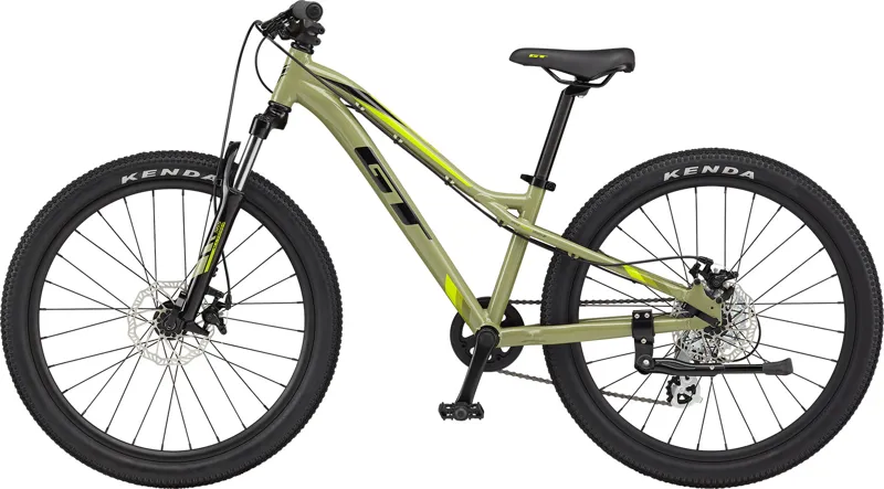 GT Stomper Ace 24w 2023 Kids Bike - Gloss Moss Green-2