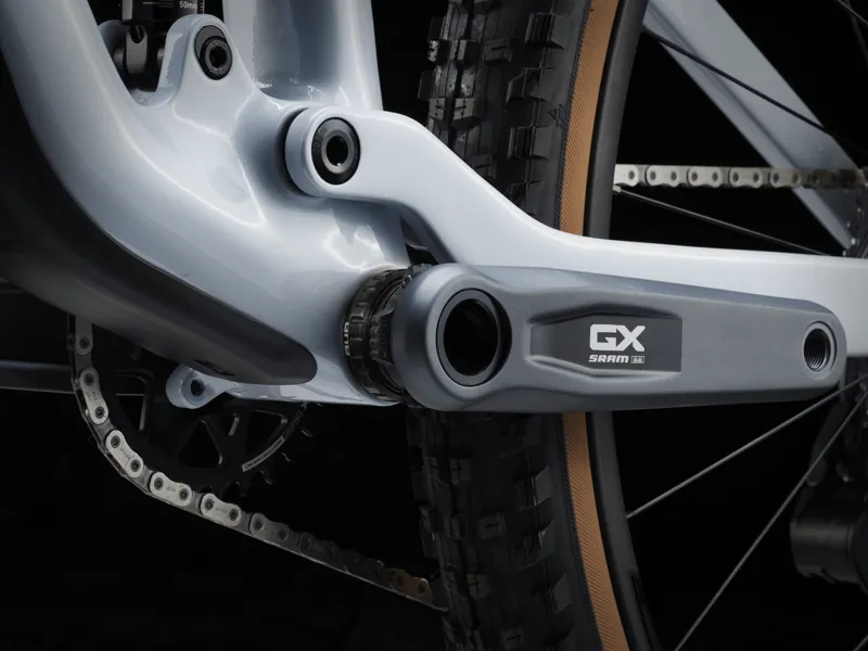 Trek Top Fuel 9.8 GX AXS 2024 Full Suspension MTB - Grey Pearl-10
