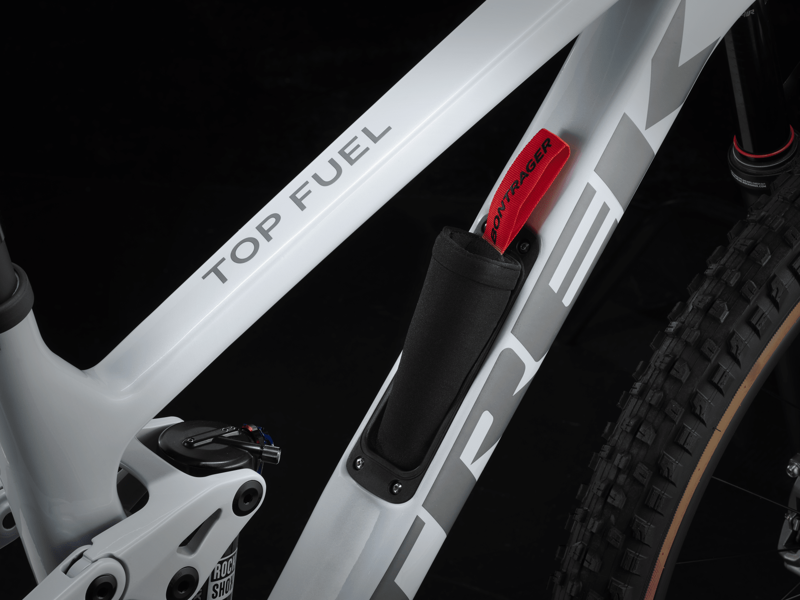 Trek Top Fuel 9.8 GX AXS 2024 Full Suspension MTB - Grey Pearl-2