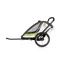 Hamax Breeze Single Child Bike Trailer - White/Green
