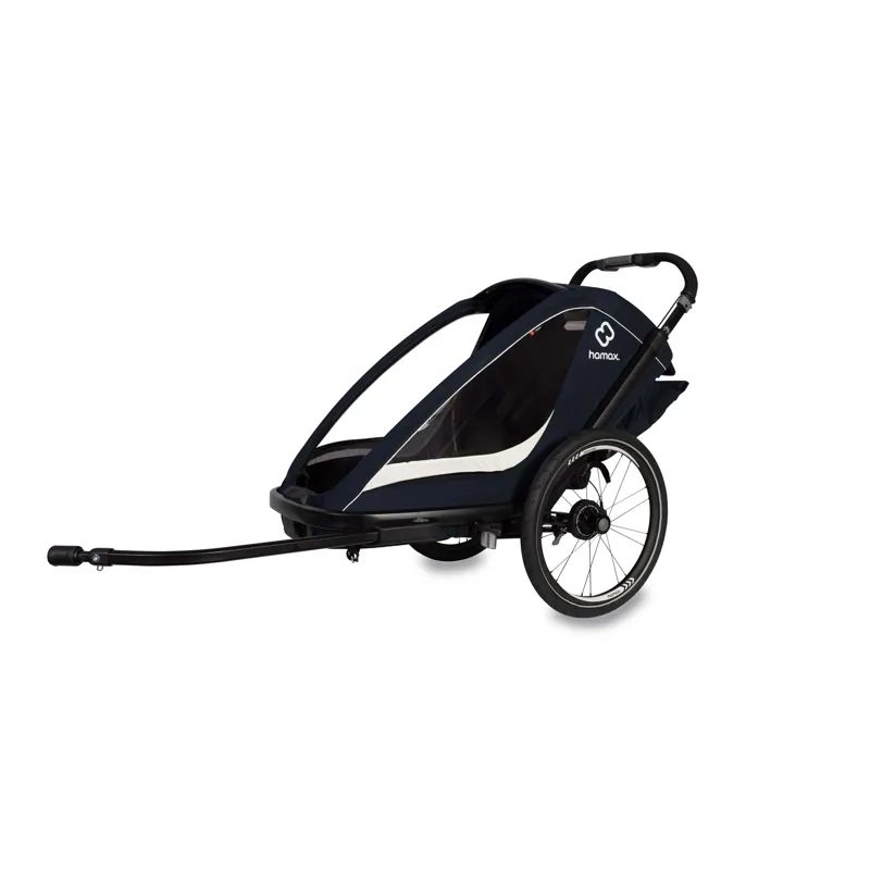 Hamax Breeze Single Child Bike Trailer - Navy/Cream