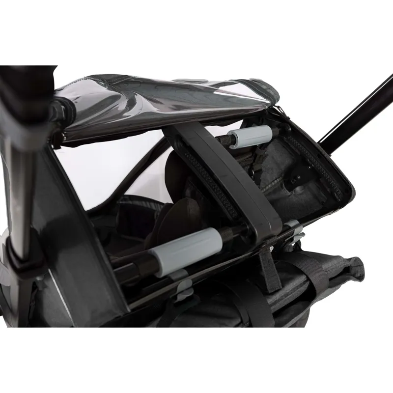 Hamax Cocoon Single Child Bike Trailer - Grey/Black-3