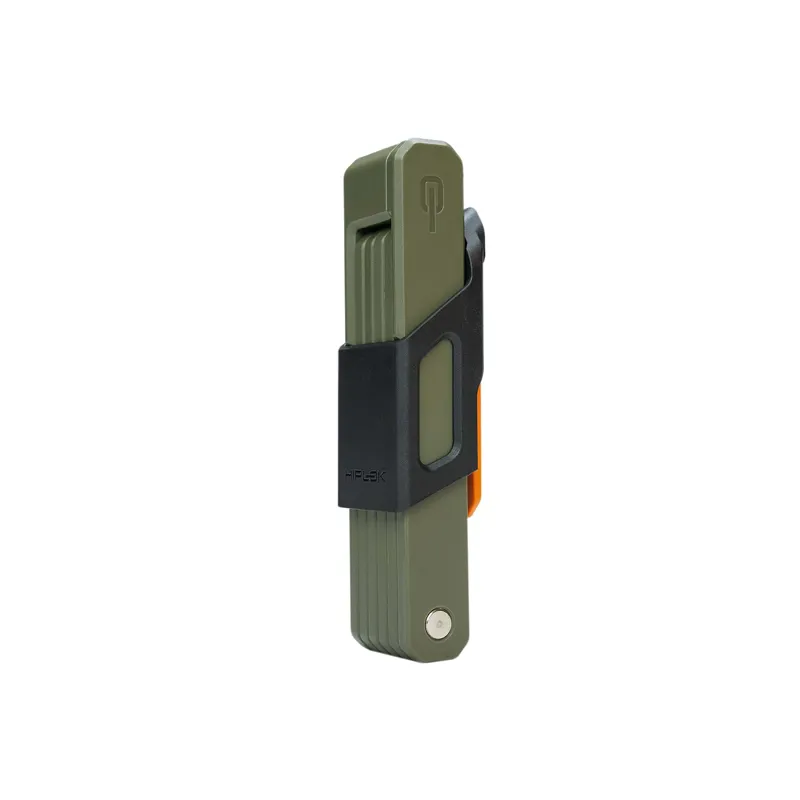 Hiplok Switch Folding Lock - Bronze Sold Secure - Green-3