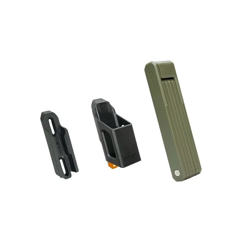 Hiplok Switch Folding Lock - Bronze Sold Secure - Green-1