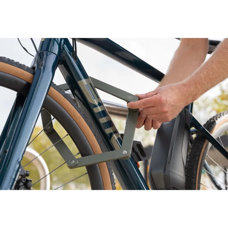 Hiplok Switch Folding Lock - Bronze Sold Secure - Green-4