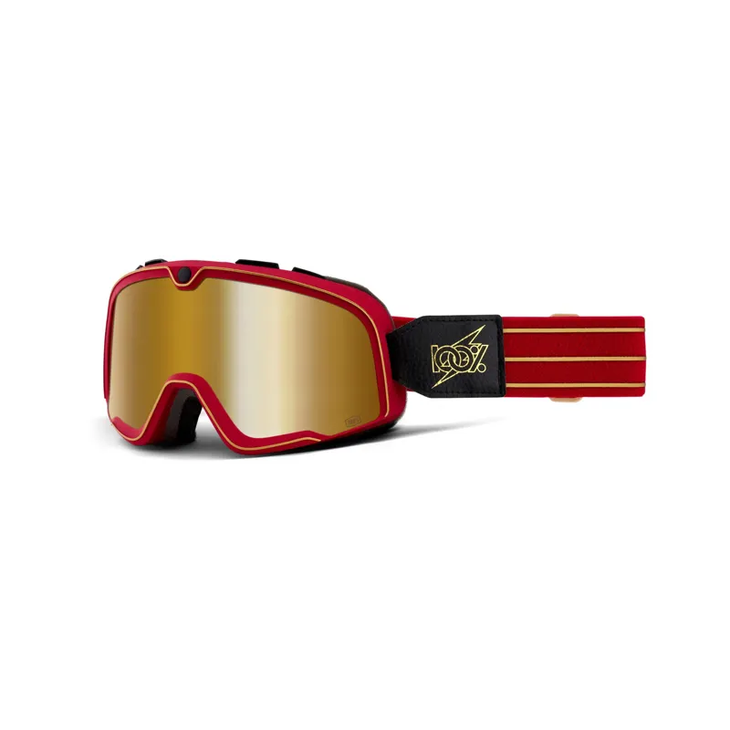 100 Percent Barstow MTB Goggles - Cartier/True Gold Mirror Lens