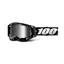 100 Racecraft 2 MTB Goggles - Black/Silver Mirror Lens