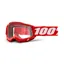 100 Accuri 2 OTG MTB Goggles - Red/Clear Lens
