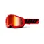 100 Percent Strata 2 MTB Goggles - Red/Mirror Lens