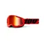 100 Percent Strata 2 Youth Goggles - Red/Mirror Lens