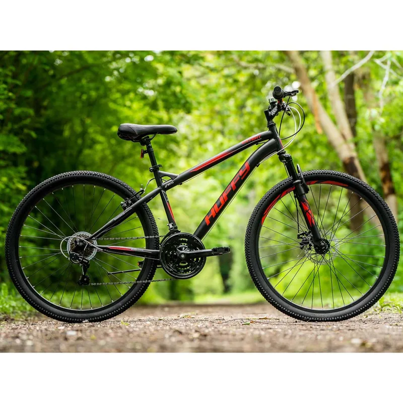 Huffy Extent 2023 Unisex Hardtail Mountain Bike - Black-2