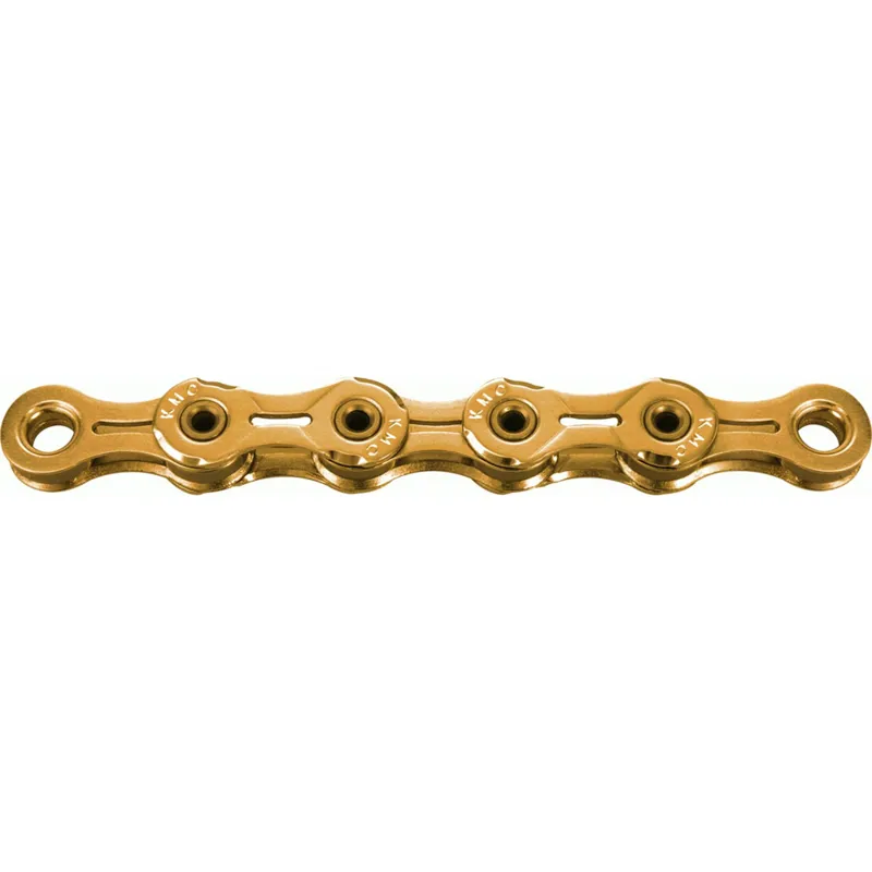KMC X10 SL Ti-N 114 Links 10 Speed Chain - Gold-1