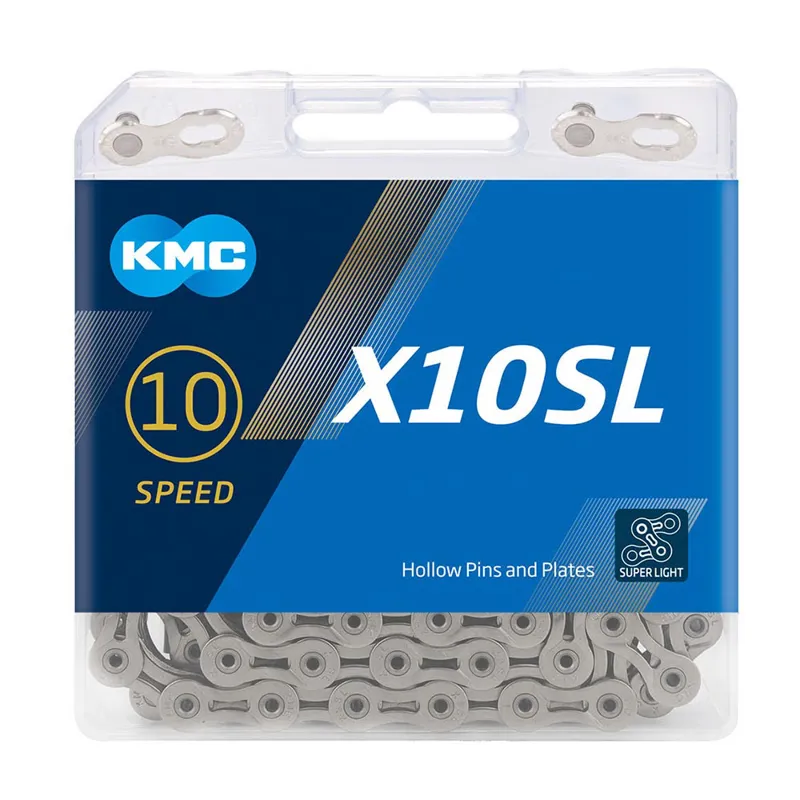 KMC X10 SL 114 Links 10 Speed Chain - Silver