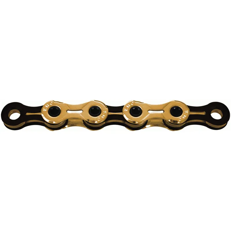 KMC X11 SL Ti-N 118 links 11 Speed Chain - Gold/Black-1