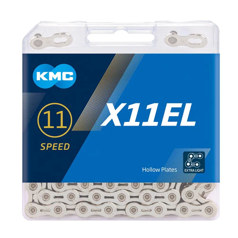 KMC X11 EL Tech 11 Speed Chain - 118 Links - Silver