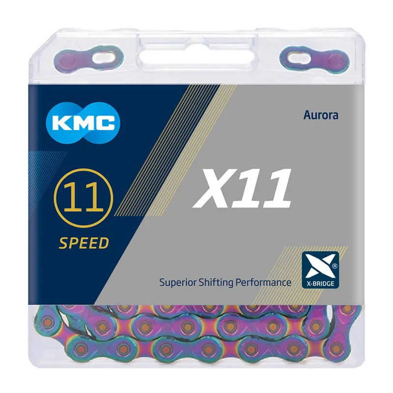 KMC X11 126 Links 11 Speed Chain - Aurora Blue