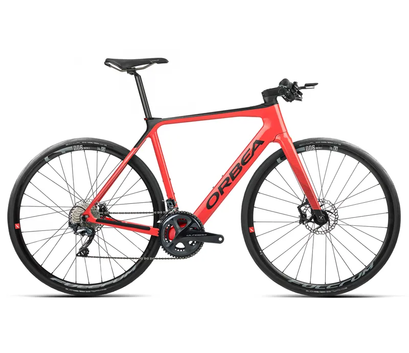 Orbea Gain M20 Flat Bar 2021 Electric Road Bike Coral/Black