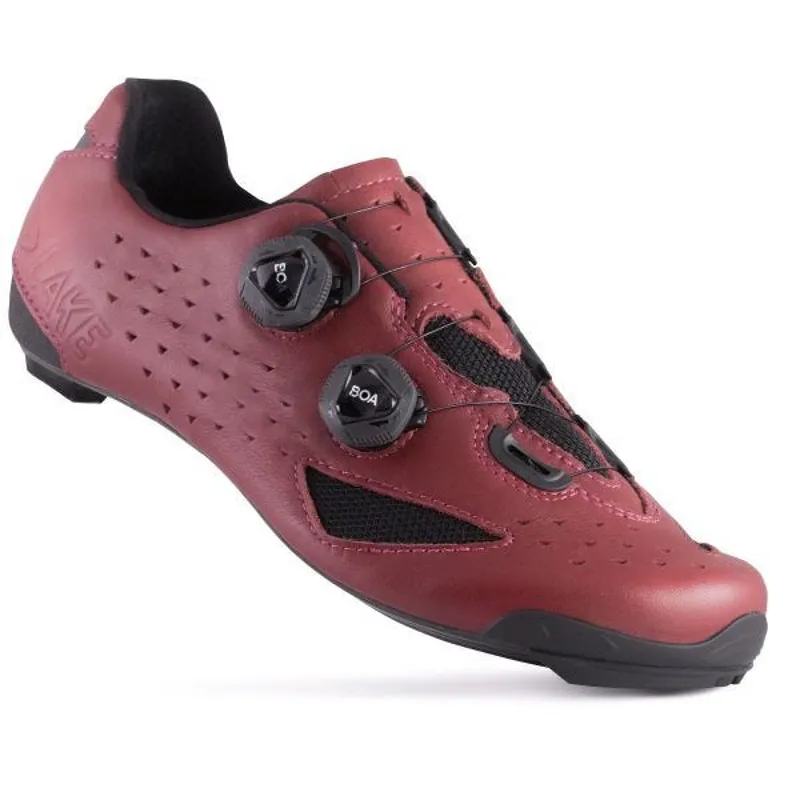 Lake CX238 Carbon Road Shoes - Burgundy -1