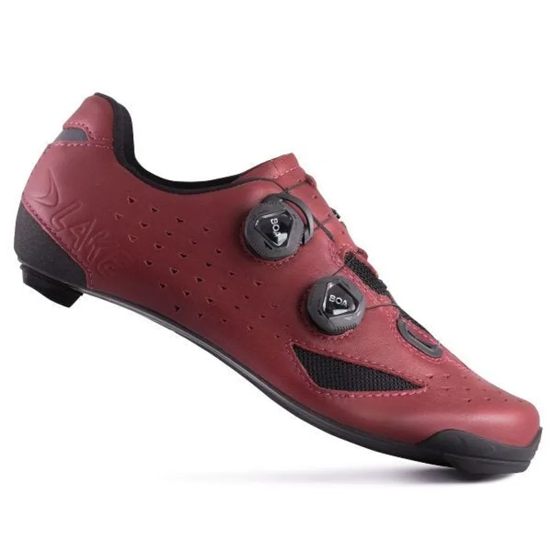 Lake CX238 Carbon Road Shoes - Burgundy 