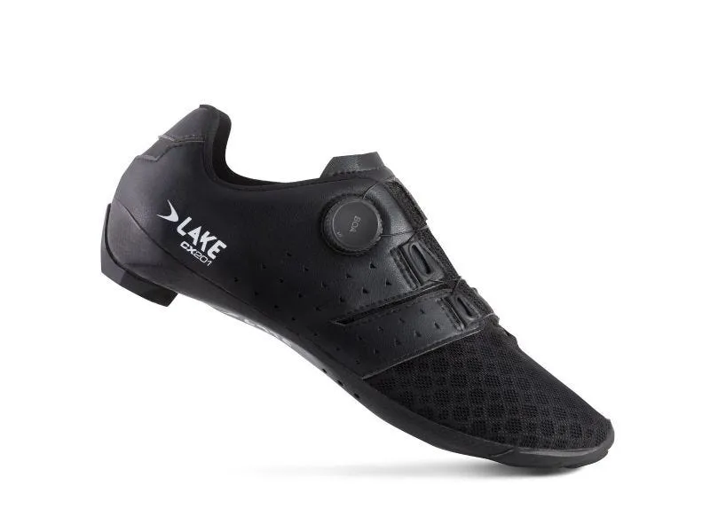 Lake CX201 Lightweight Road Shoes - Black 