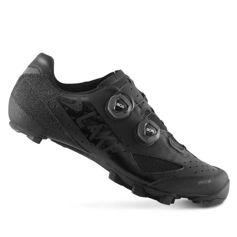 Lake MX238 Carbon Wide Fit MTB Shoes - Black 