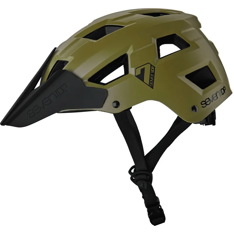 7idp M5 Mountain Bike Helmet - Army Green-2