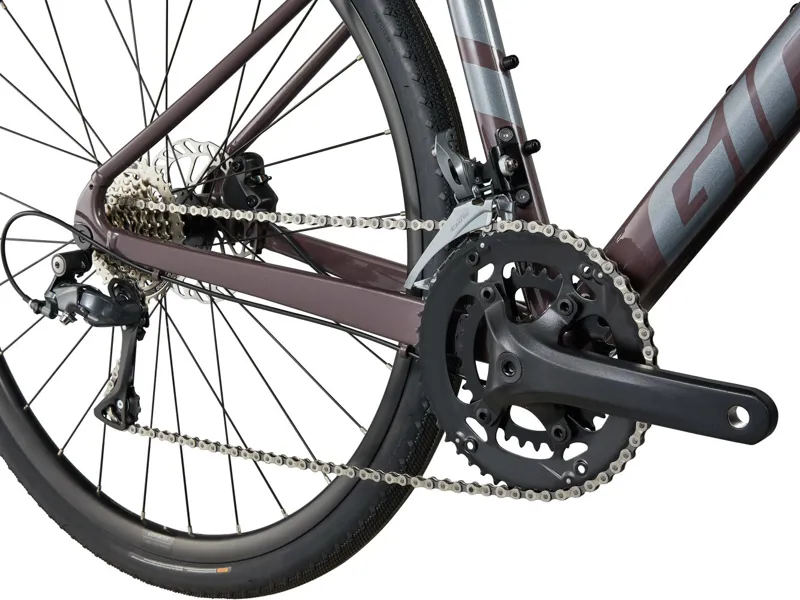 Giant FastRoad AR 3 Flat Bar Road Bike - Charcoal Plum-4