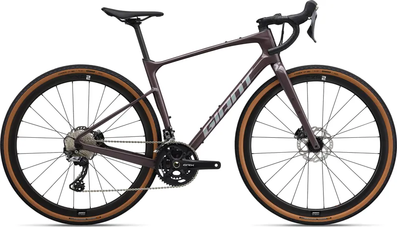 Giant Revolt Advanced 0 2023 Carbon Gravel Road Bike - Charcoal Plum