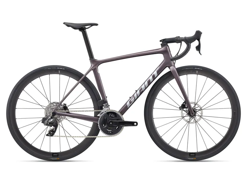 Giant TCR Advanced Pro 1 Disc AR 2023 Road Bike - Charcoal Plum