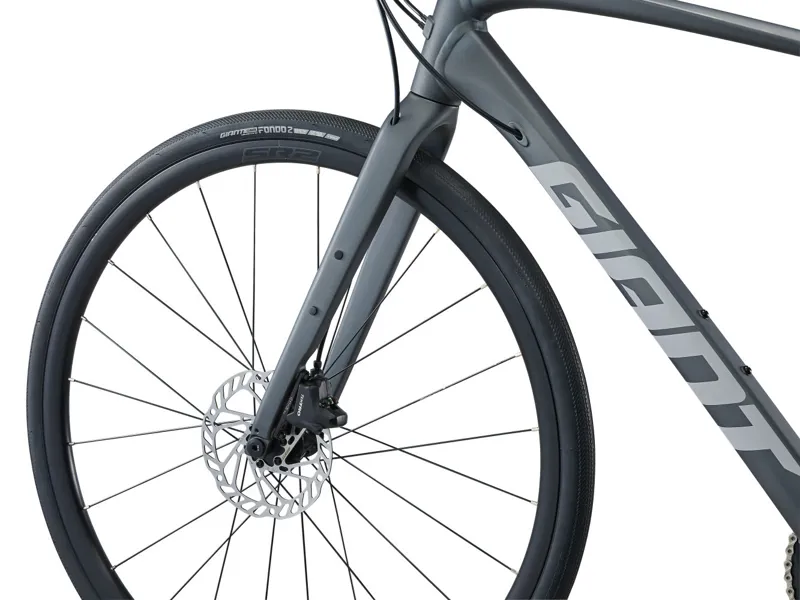 Giant FastRoad 2 2024 Flat Bar Road Bike - Matt Charcoal-2