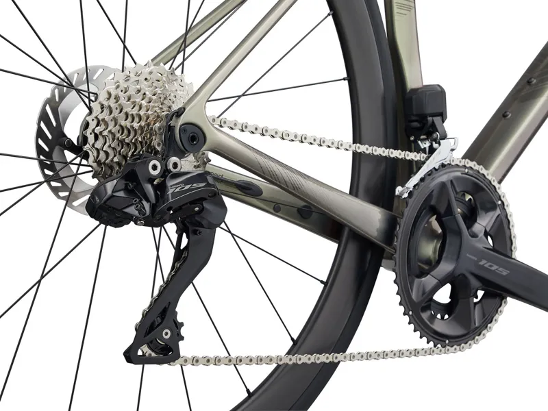 Liv Langma Advanced Pro 1 Disc Compact 2024 Women's Road Bike - Golden Haze-2