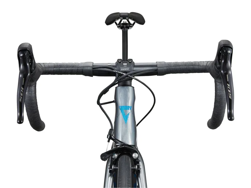 Giant TCR Advanced 2 2024 Carbon Road Bike - Charcoal-5