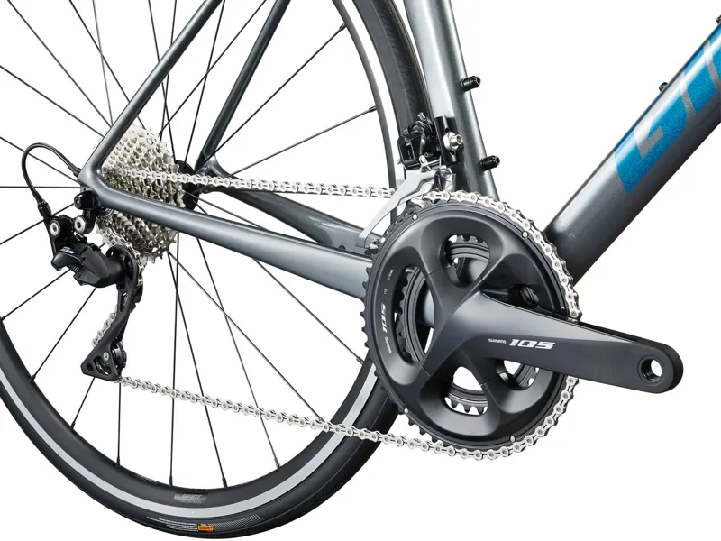 Giant TCR Advanced 2 2024 Carbon Road Bike - Charcoal-4
