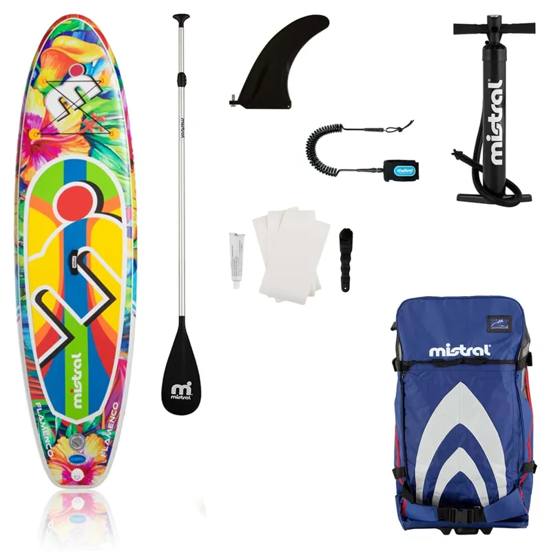 Mistral Flamenco Inflatable SUP Paddleboard Combo - 10.5ft