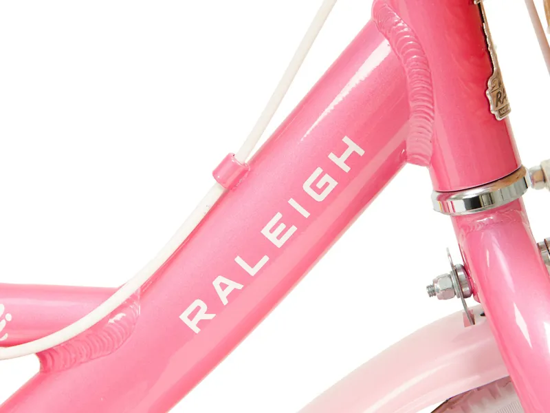 Raleigh Molli 12w 2023 Girls Kids Bike - Baby Pink-5