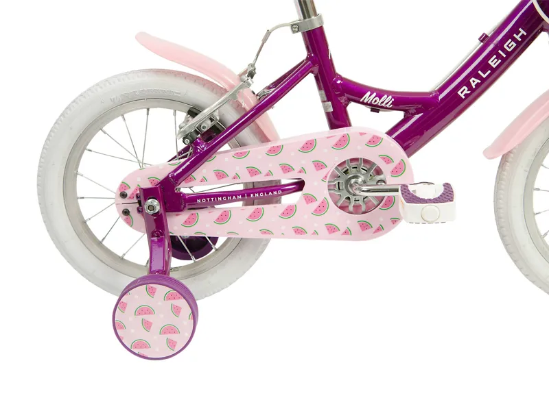 Raleigh Molli 14w 2023 Girls Kids Bike - Purple-2