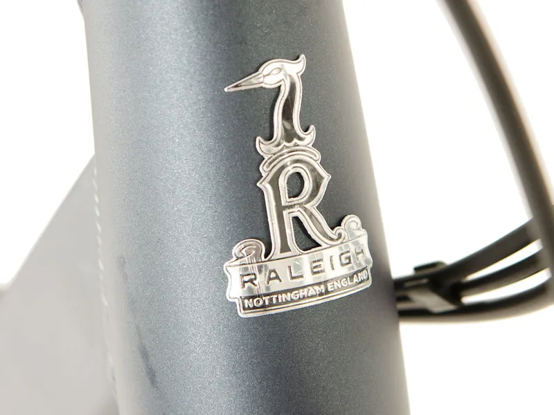 Raleigh Motus Crossbar Derailleur 2023 Electric Urban Bike - Grey/Blue-5